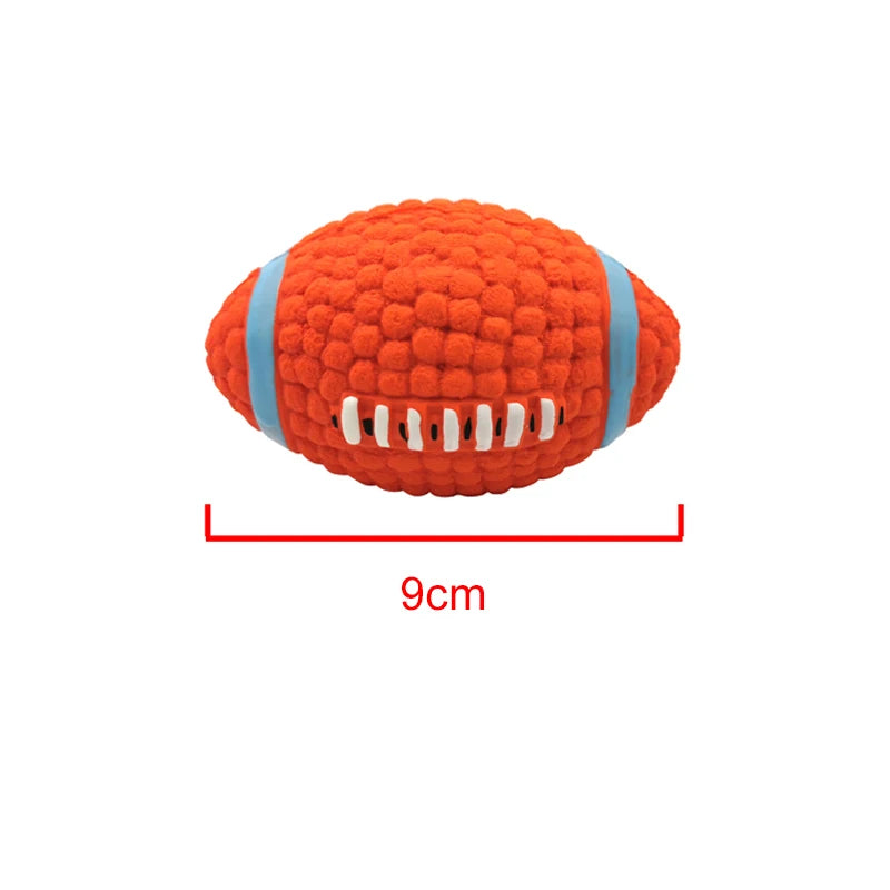 Soft Pet Ball Squeaky Toys For Small - Large Dogs, Latex, Tooth Cleaning Training Toys