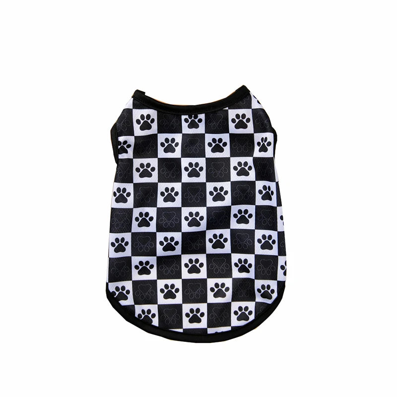Summer Clothes Breathable Vest For Small Dogs & Cats Costume, Beach Style Fashion T-shirt