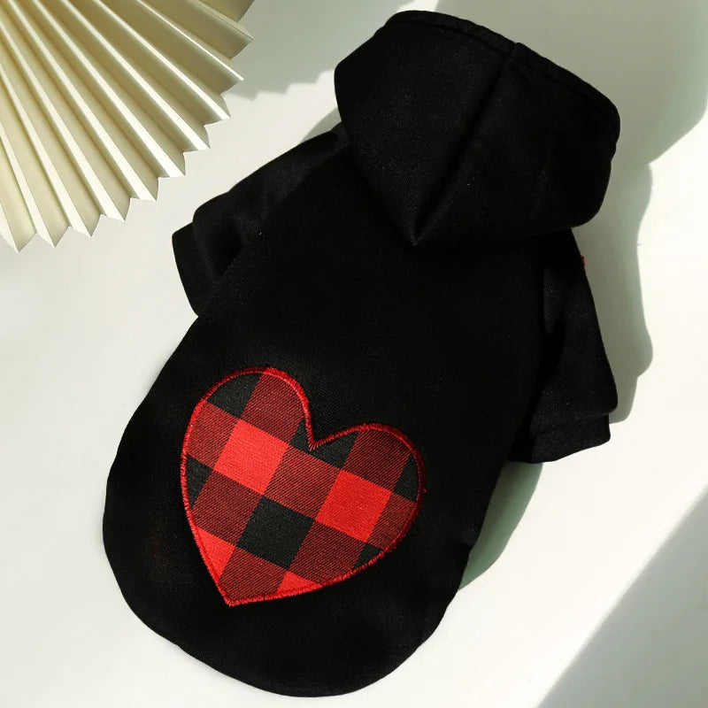 Dog Winter Coat, Pet Jacket Plaid Reversible  for Small, Medium or Large Dogs