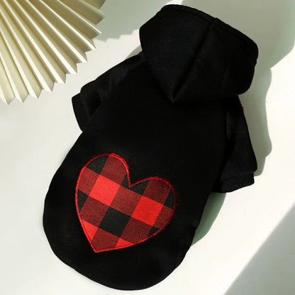 Dog Winter Coat, Pet Jacket Plaid Reversible  for Small, Medium or Large Dogs