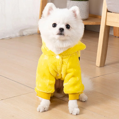 Soft Warm Fleece Dogs Jumpsuits/Hoodies Pet Clothing for Small Dogs or Cats
