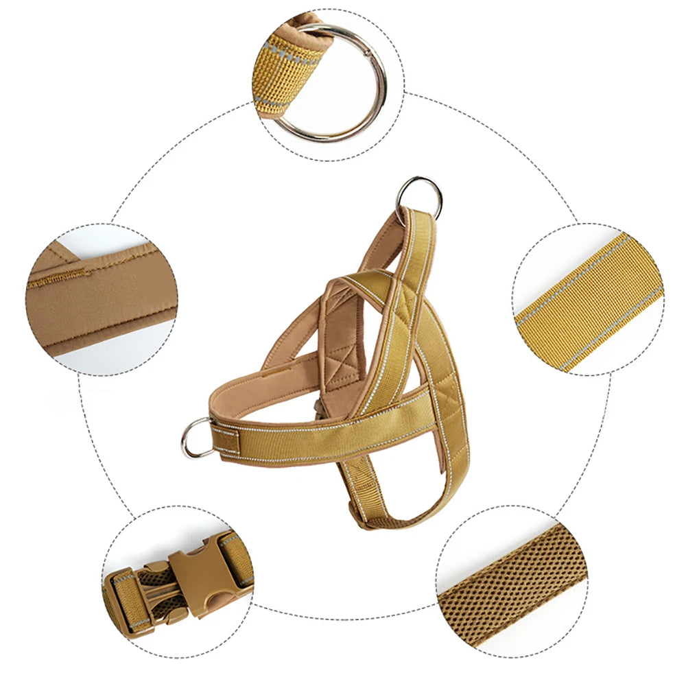 Anti-Pull Dog Harness - for Large Dogs, Outdoor Training