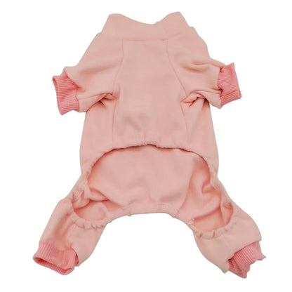 Winter Fleece Pajamas, Pet Clothes For Small Medium Dogs & Cats