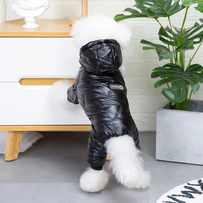 Winter Warm Pet Dog Jumpsuit Waterproof Dog Clothes for Small Dogs, Cats
