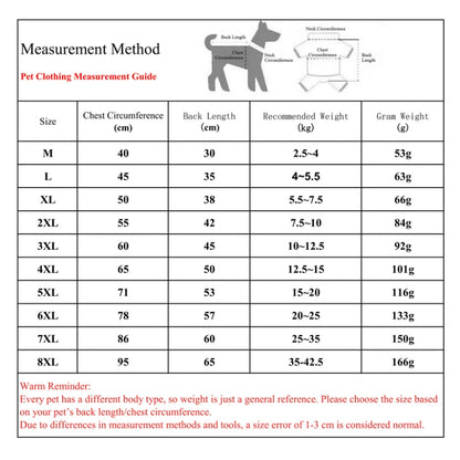 Clothes for Medium & Large Dogs, Tuxedo Vest