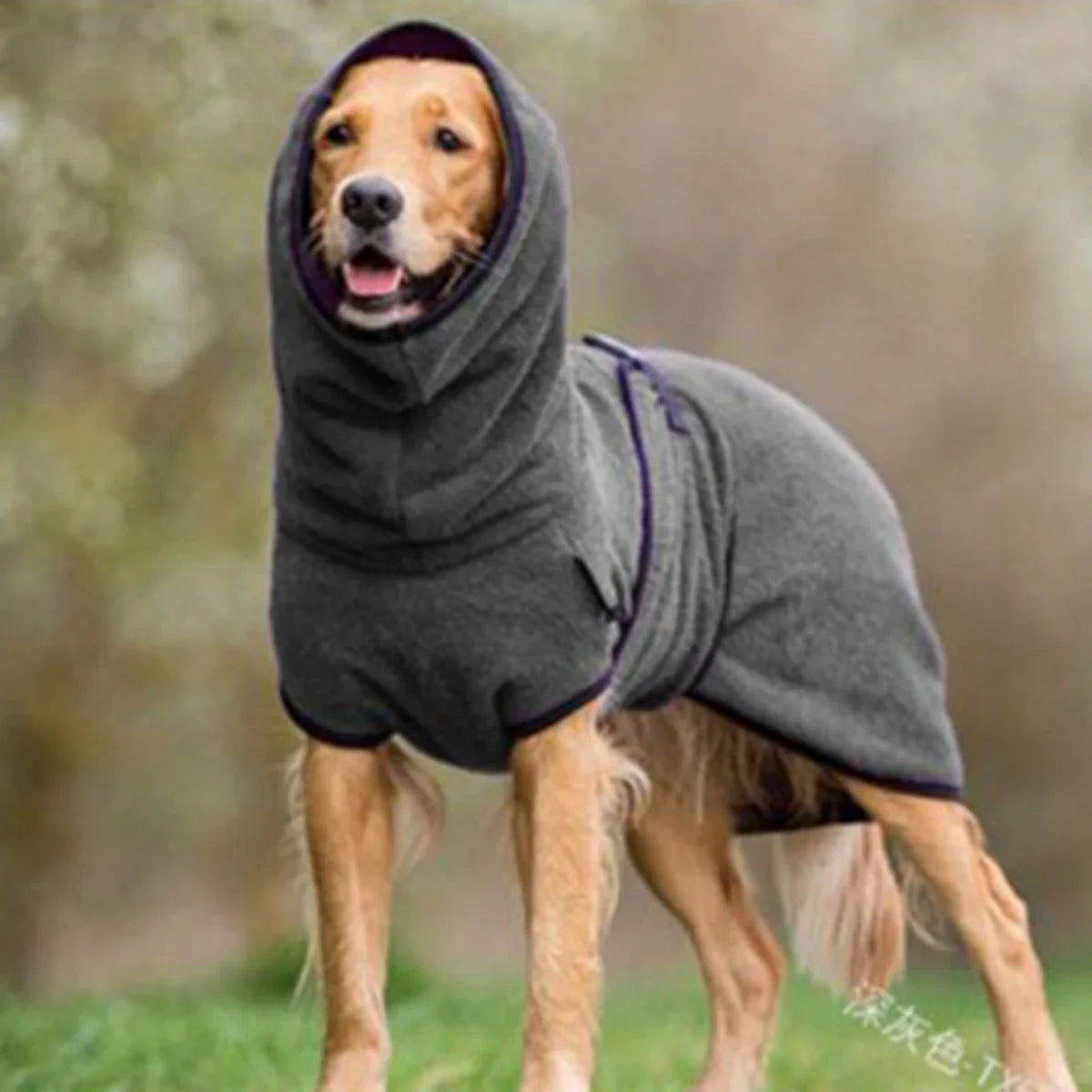 Dog Winter Fleece Jumper, Warm Lining Adjustable