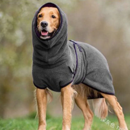 Dog Winter Fleece Jumper, Warm Lining Adjustable