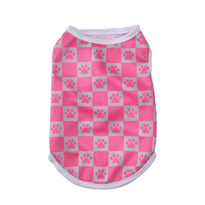 Summer Clothes Breathable Vest For Small Dogs & Cats Costume, Beach Style Fashion T-shirt