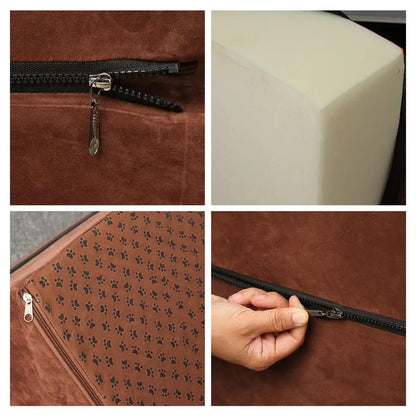 Small Dog Stairs Pet 3 Steps Stairs 30cm Height for Small Dog Cat Ramp Ladder, Antislip