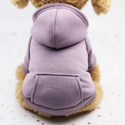 Dog & Cat Hoodie Pet Warm Autumn Winter Coat with Pocket