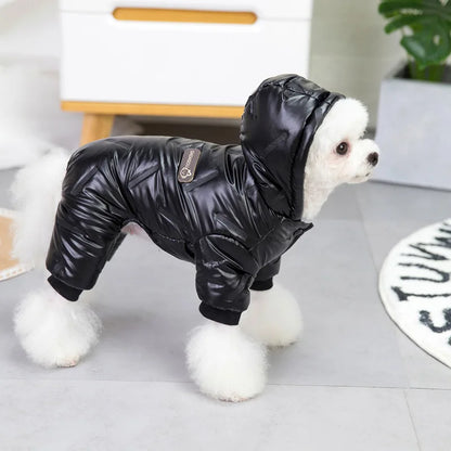 Winter Warm Pet Dog Jumpsuit Waterproof Dog Clothes for Small Dogs, Cats