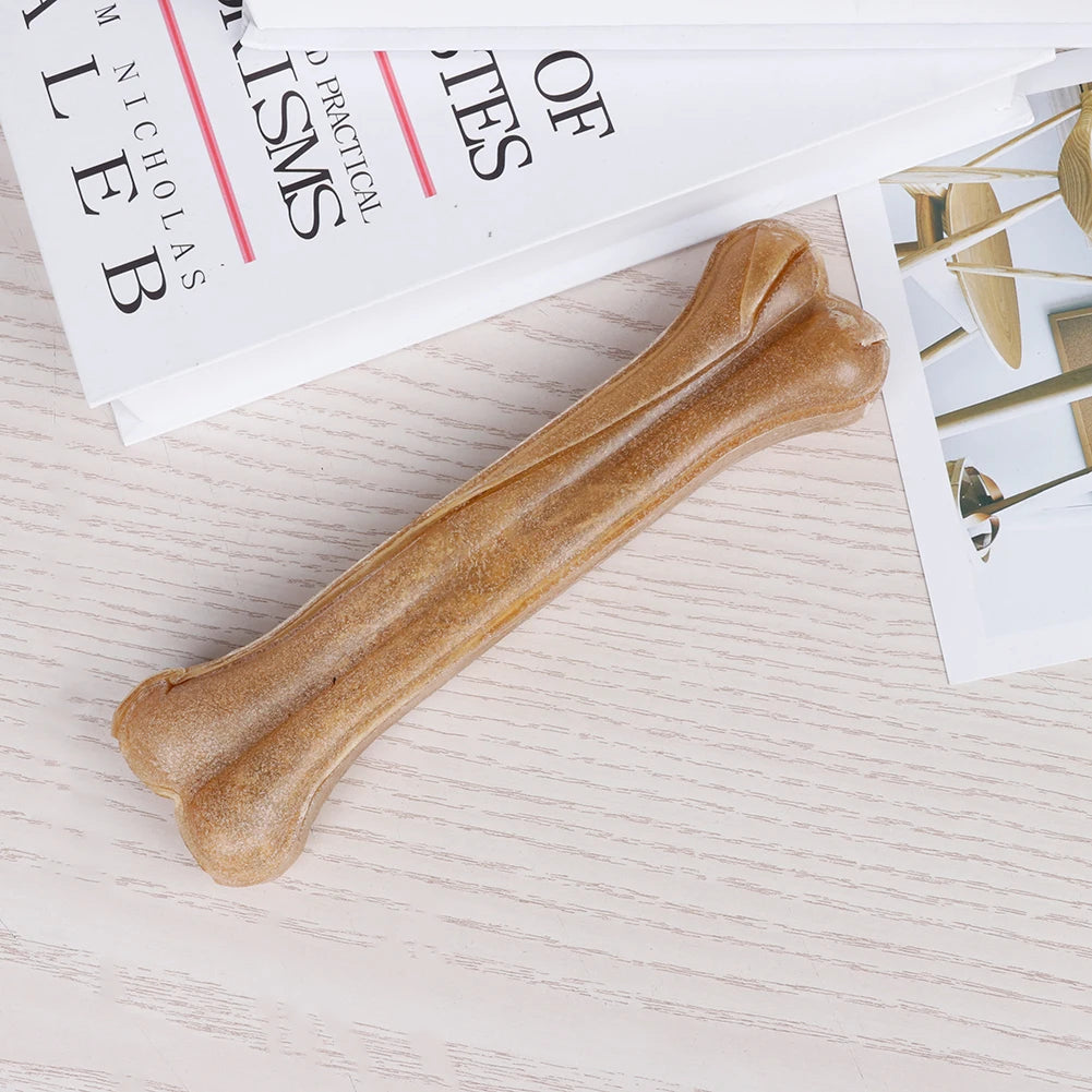 8 Inch Cowhide Bone , Non-Toxic, Creative Teeth Cleaning, Puppy Teething