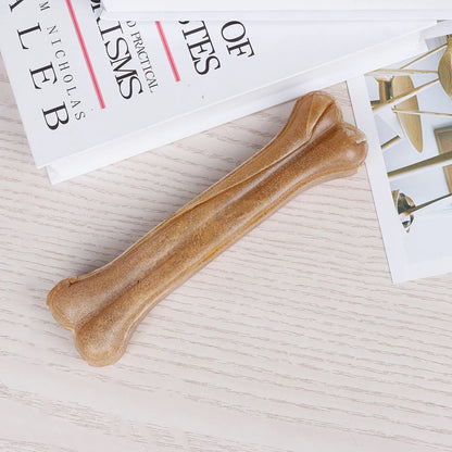 8 Inch Cowhide Bone , Non-Toxic, Creative Teeth Cleaning, Puppy Teething