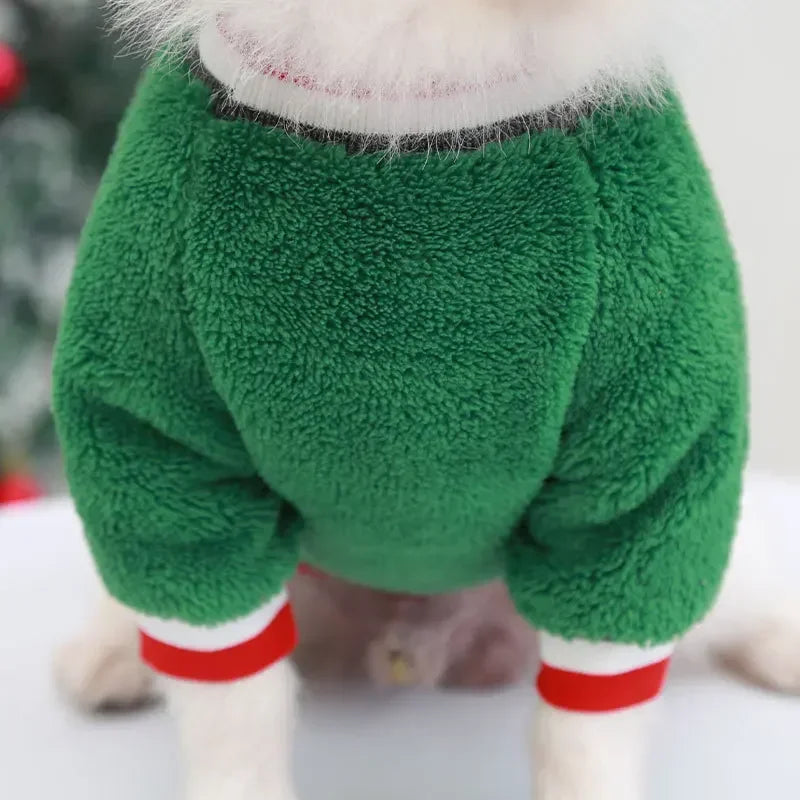 Christmas Clothes Winter Warm Pet Clothes for Small & Medium Dogs