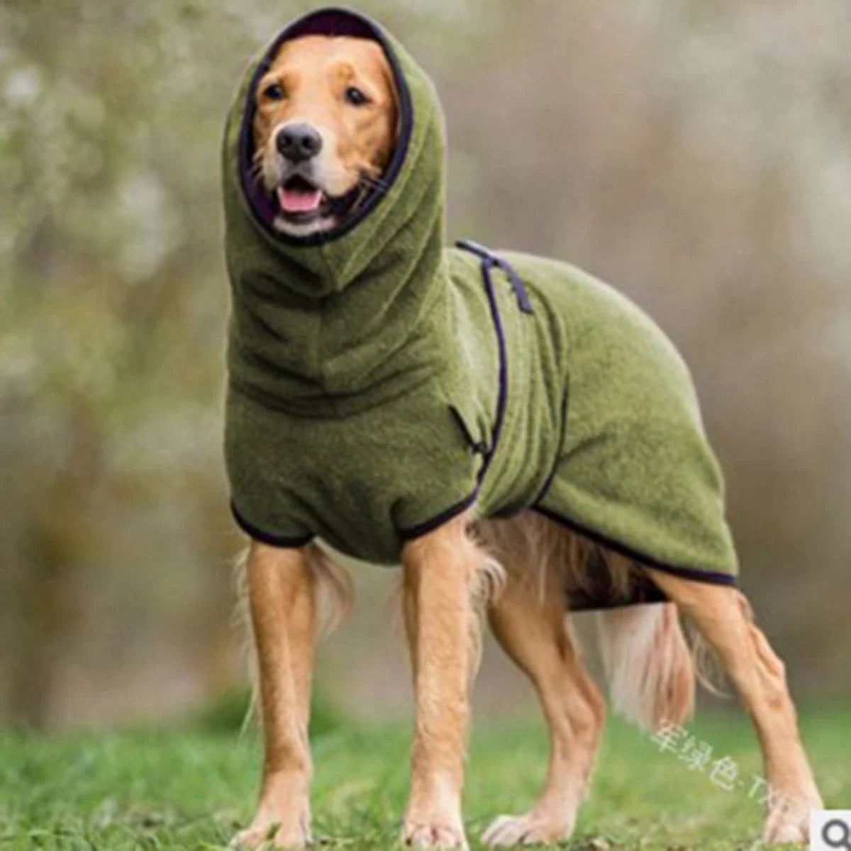 Dog Winter Fleece Jumper, Warm Lining Adjustable