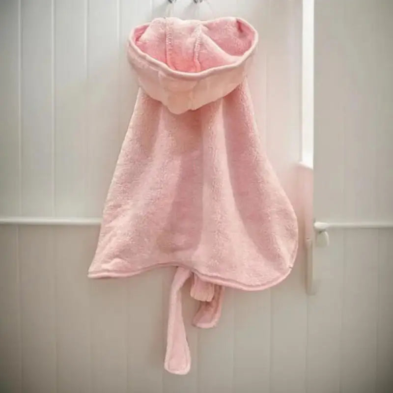 Pet Dog or Cat Towels Bathrobes With Cap Soft Drying Bath Pet For Cat Hoodies Puppy