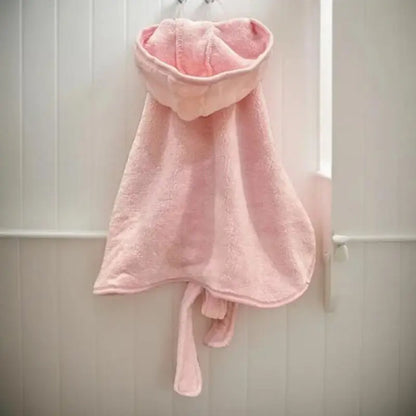 Pet Dog or Cat Towels Bathrobes With Cap Soft Drying Bath Pet For Cat Hoodies Puppy