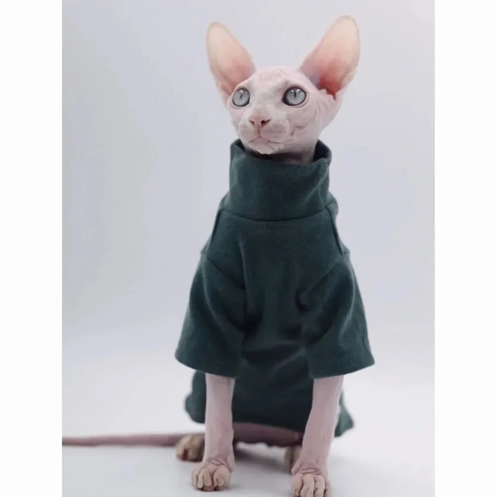 Cat Clothes, Soft Cotton Winter Cat Outfit