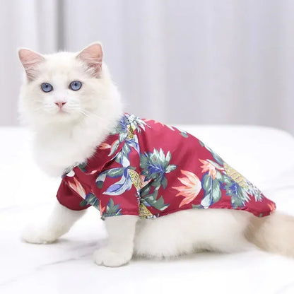 Hawaiian Style Pet Shirt, Dog/Cat Shirts for Small - Medium