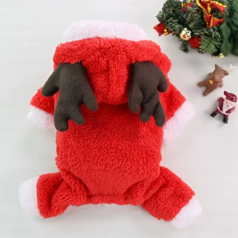 Christmas Clothes Winter Warm Pet Clothes for Small & Medium Dogs