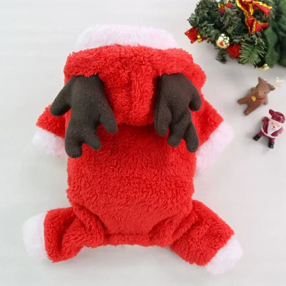 Christmas Clothes Winter Warm Pet Clothes for Small & Medium Dogs