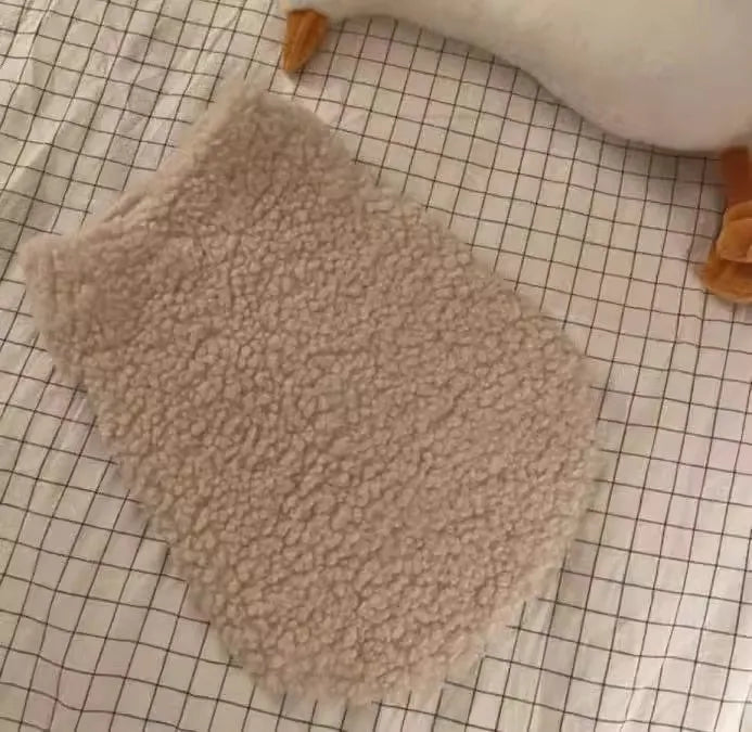 Cat clothes, warm lamb wool vest, autumn and winter pet winter clothes
