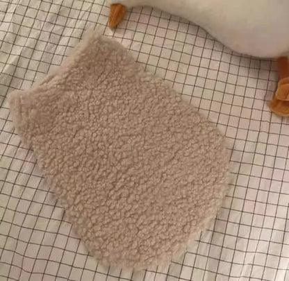 Cat clothes, warm lamb wool vest, autumn and winter pet winter clothes