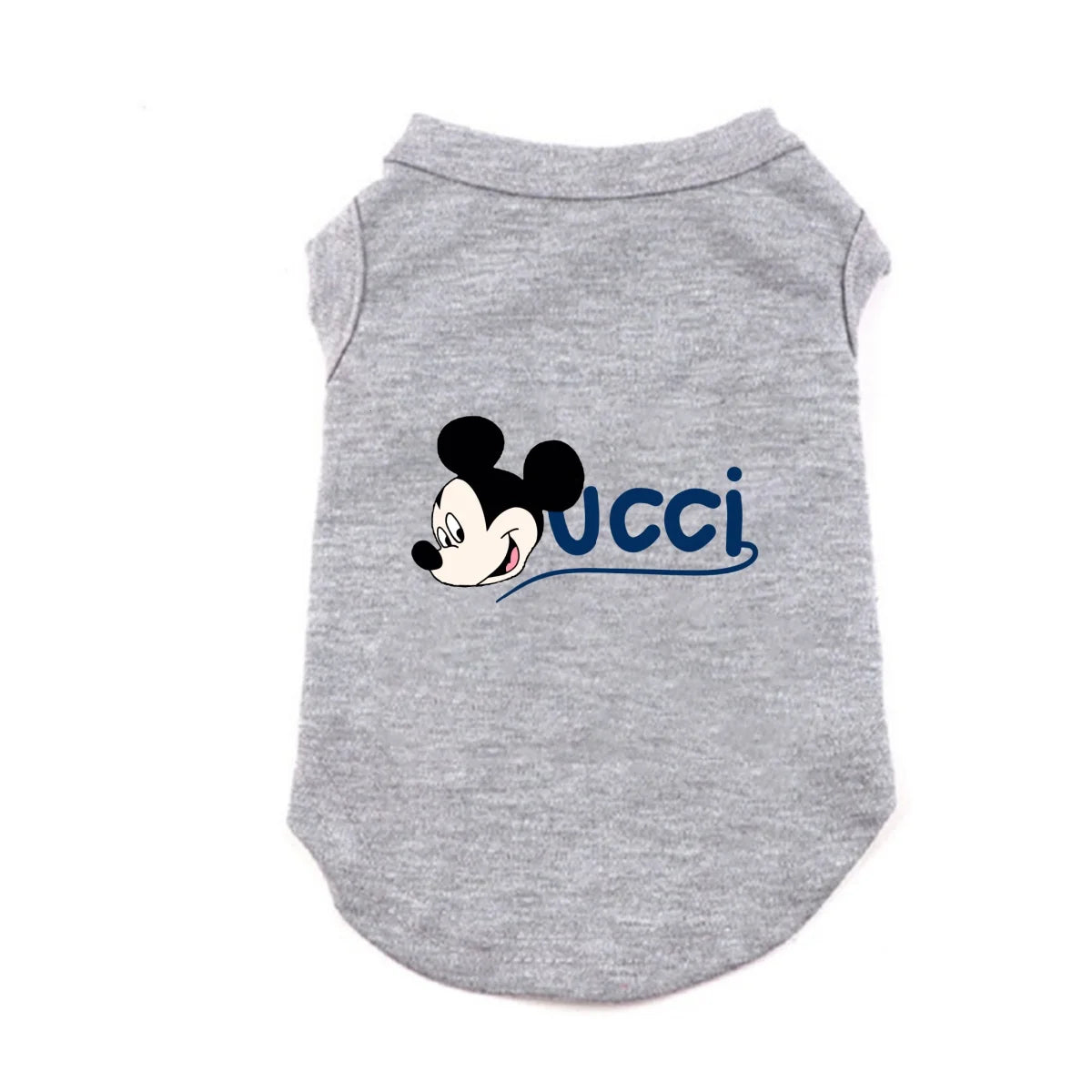 1pc   Mickey minimalist print printed pet vest, soft and breathable pet sleeveless T-shirt