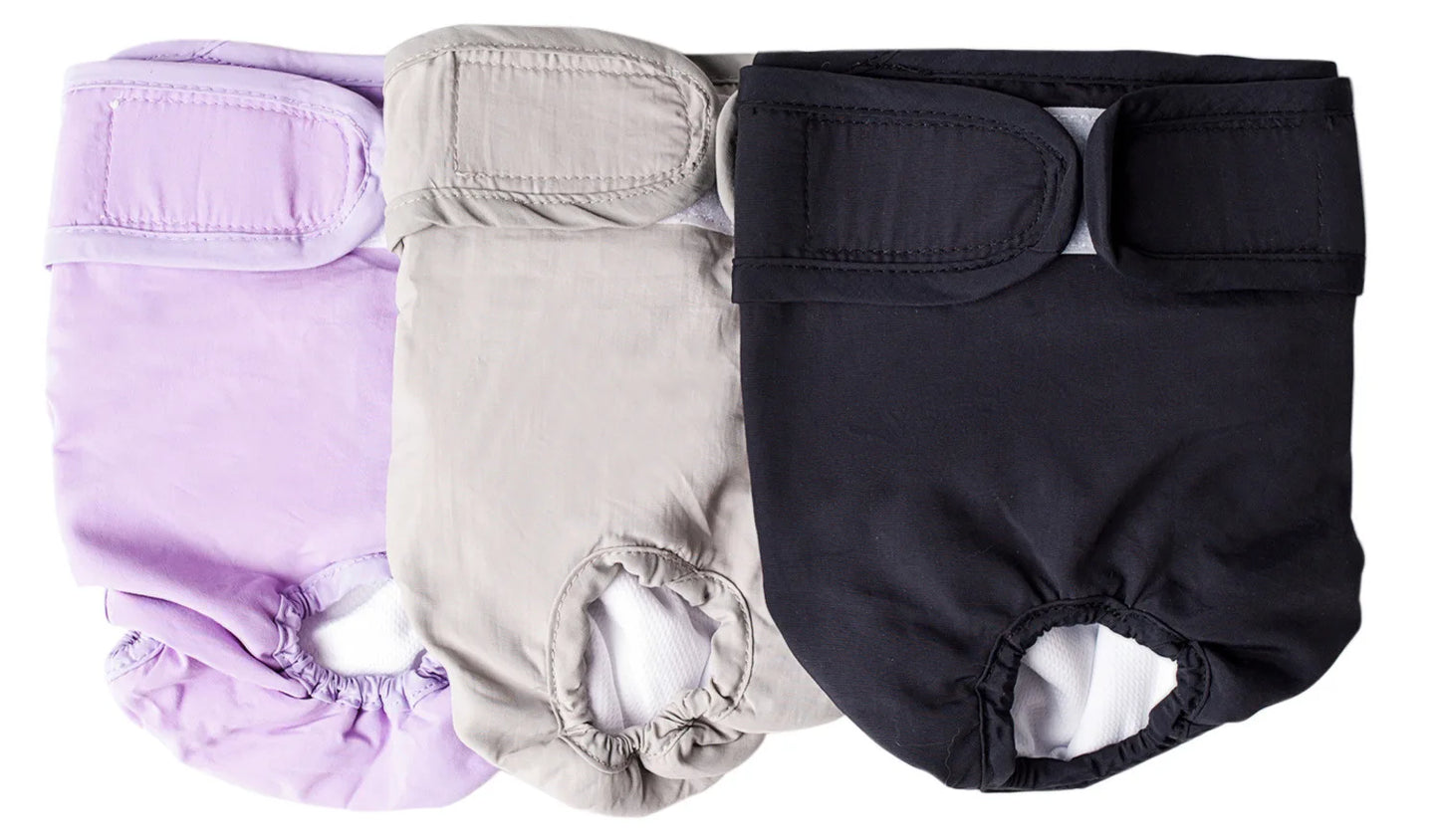 Reusable Female Dog Diapers, High Absorbent Pet Panties for Small - Large Female Dogs