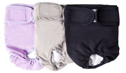 Reusable Female Dog Diapers, High Absorbent Pet Panties for Small - Large Female Dogs