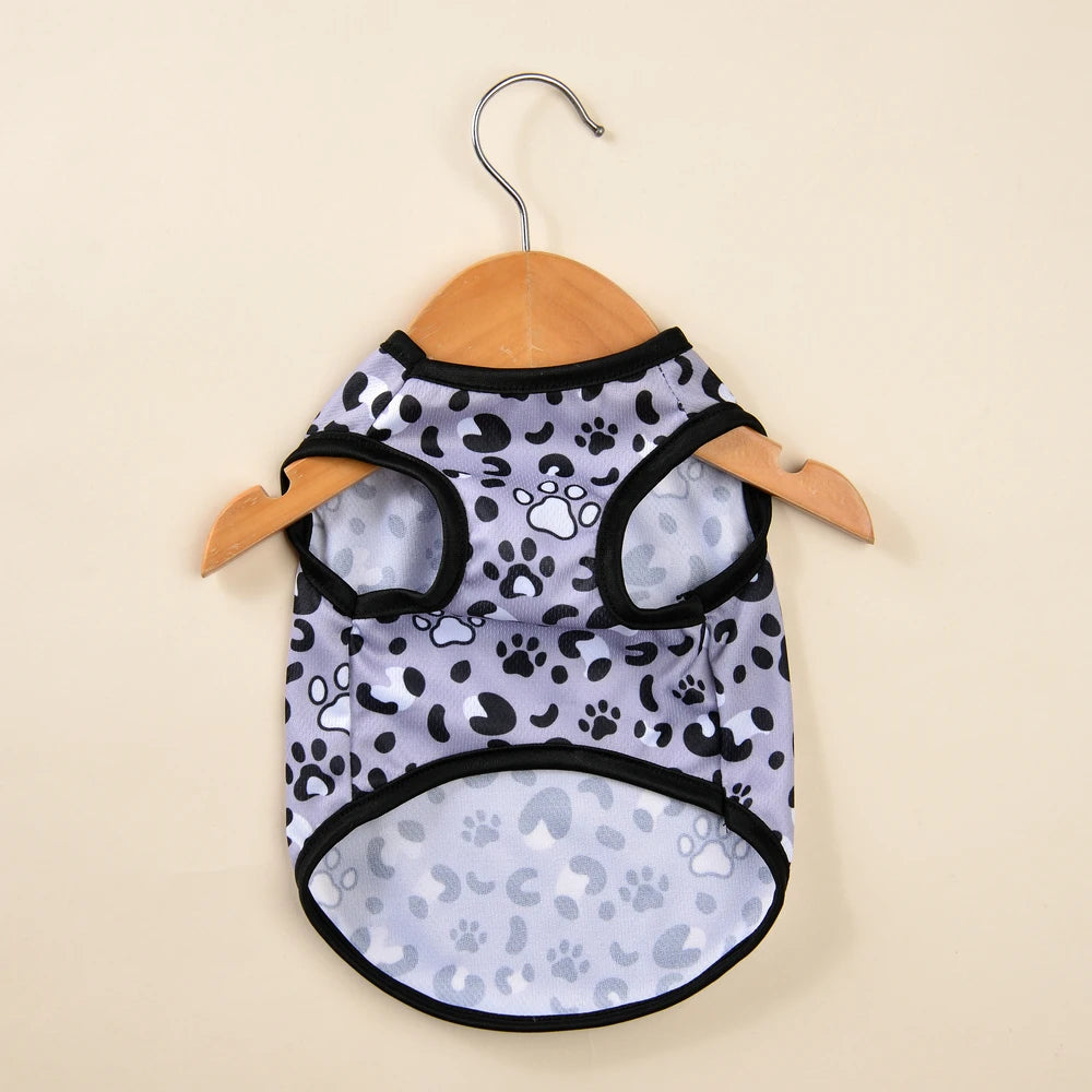 Summer Clothes Breathable Vest For Small Dogs & Cats Costume, Beach Style Fashion T-shirt