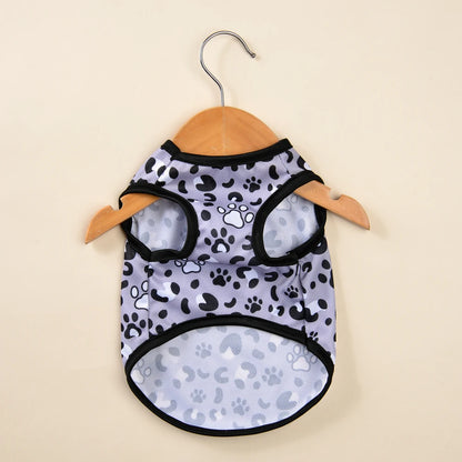 Summer Clothes Breathable Vest For Small Dogs & Cats Costume, Beach Style Fashion T-shirt