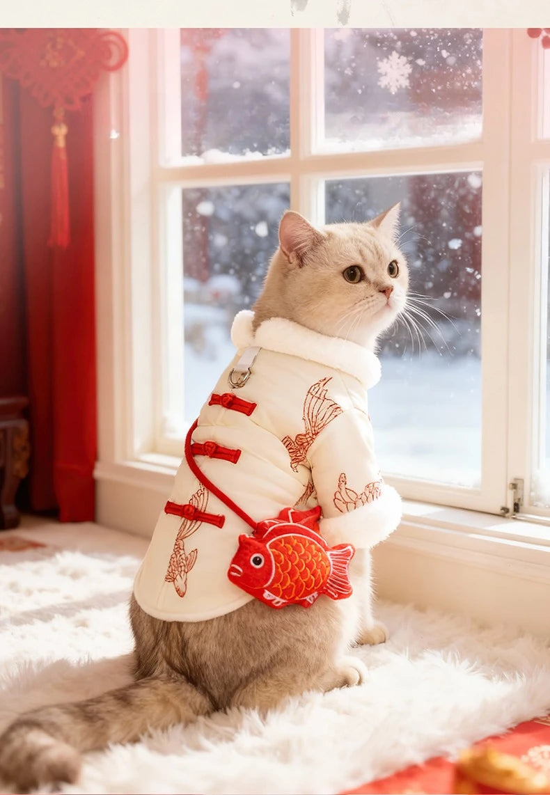 Robe Costume, Warm Cat / Small Dog Winter Pet Vest