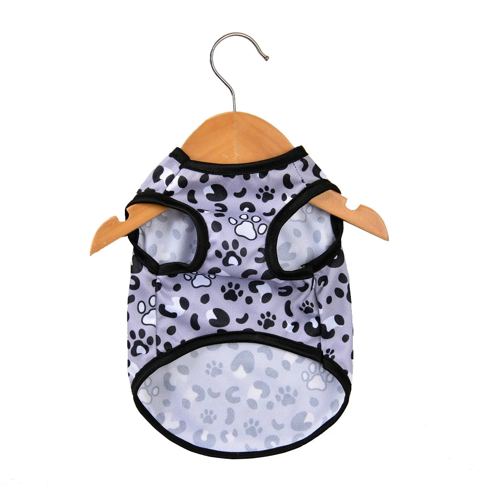 Summer Clothes Breathable Vest For Small Dogs & Cats Costume, Beach Style Fashion T-shirt