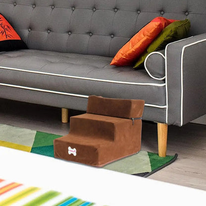 Small Dog Stairs Pet 3 Steps Stairs 30cm Height for Small Dog Cat Ramp Ladder, Antislip