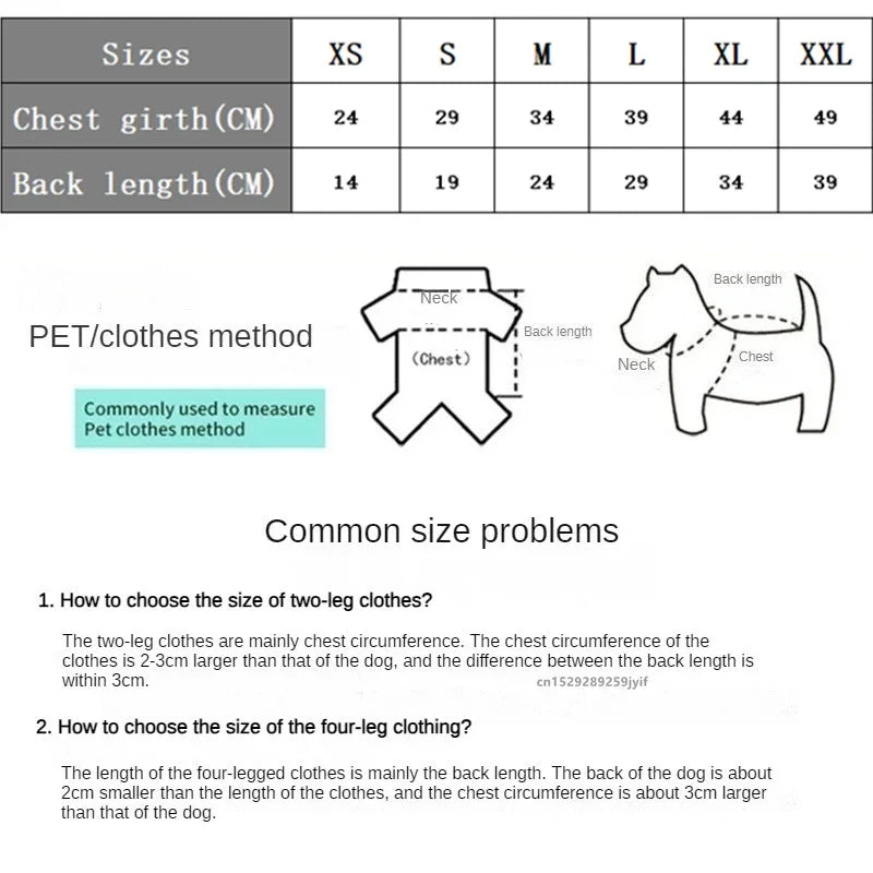 Autumn/Winter Pet Cotton Hooded Sweatshirts for Small Dogs & Cats