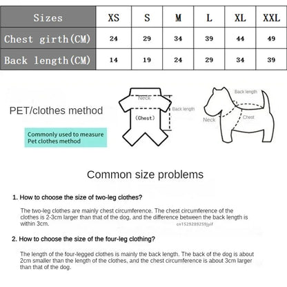 Autumn/Winter Pet Cotton Hooded Sweatshirts for Small Dogs & Cats