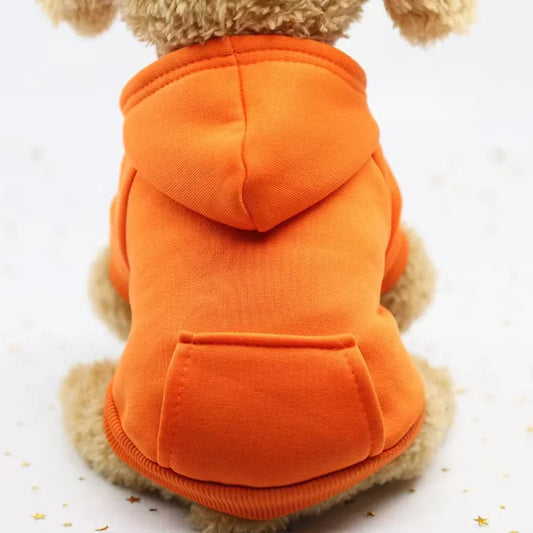 Dog & Cat Hoodie Pet Warm Autumn Winter Coat with Pocket