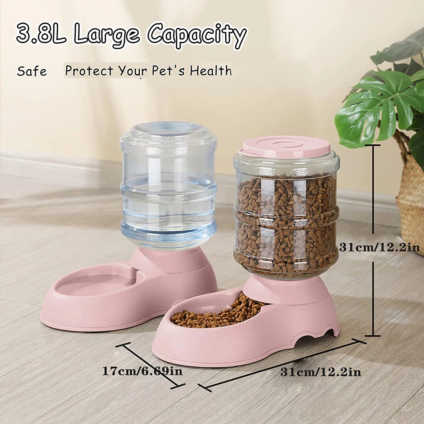 Automatic Water Dispenser Large Capacity Pet Feeder Dog Food, Dog & Cat Feeder, Drinking Bowl