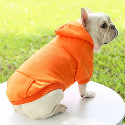 Autumn/Winter Pet Cotton Hooded Sweatshirts for Small Dogs & Cats