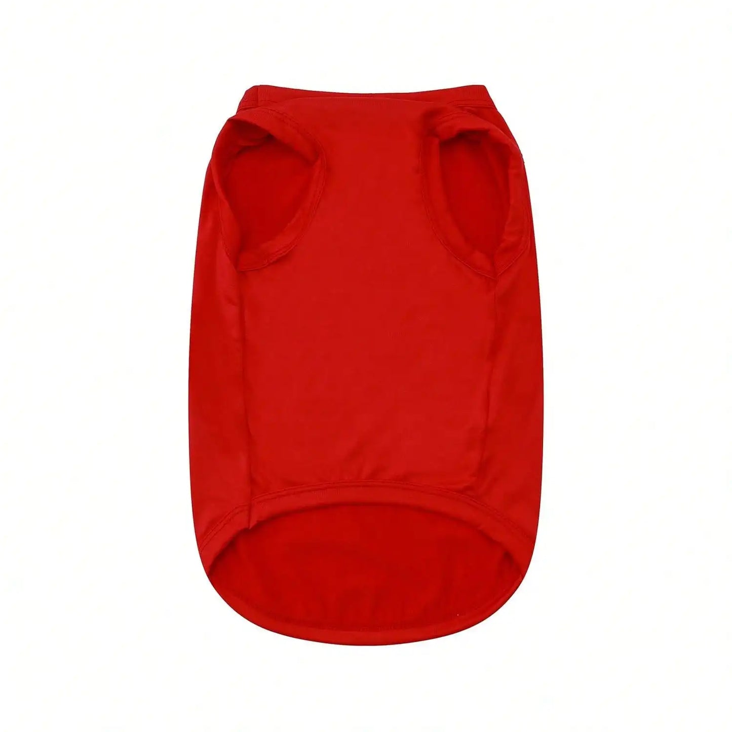 1pc Letter Print Dog Vest Tank Top, Featuring A Playful 'Where's The Food' Back Print