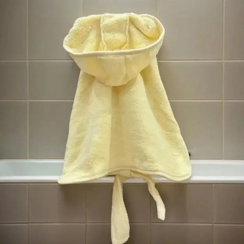 Pet Dog or Cat Towels Bathrobes With Cap Soft Drying Bath Pet For Cat Hoodies Puppy