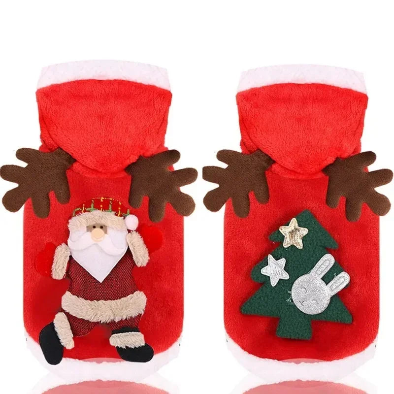 Christmas Clothes Winter Warm Pet Clothes for Small & Medium Dogs