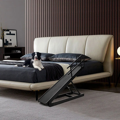 Dog Ramp For Bed Car Couch Truck Folding Pet Ramp Stairs Suit Small & Large Dog