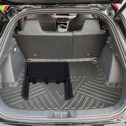 4 Steps Pet Ladder Ramp Foldable Nonslip Surface Lightweight Sturdy Portable Folding Pet Stairs Rubber for Car, Home Indoor Outdo