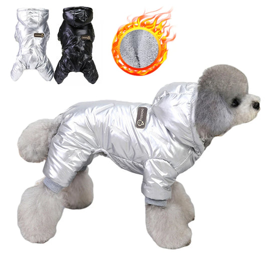Winter Warm Pet Dog Jumpsuit Waterproof Dog Clothes for Small Dogs, Cats
