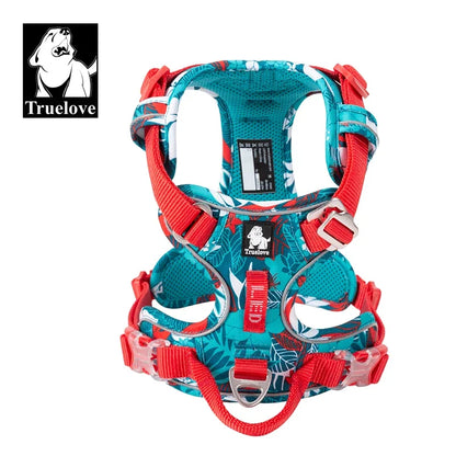 Reflective Nylon Dog Harness, No Pull Adjustable Medium & Large Dogs