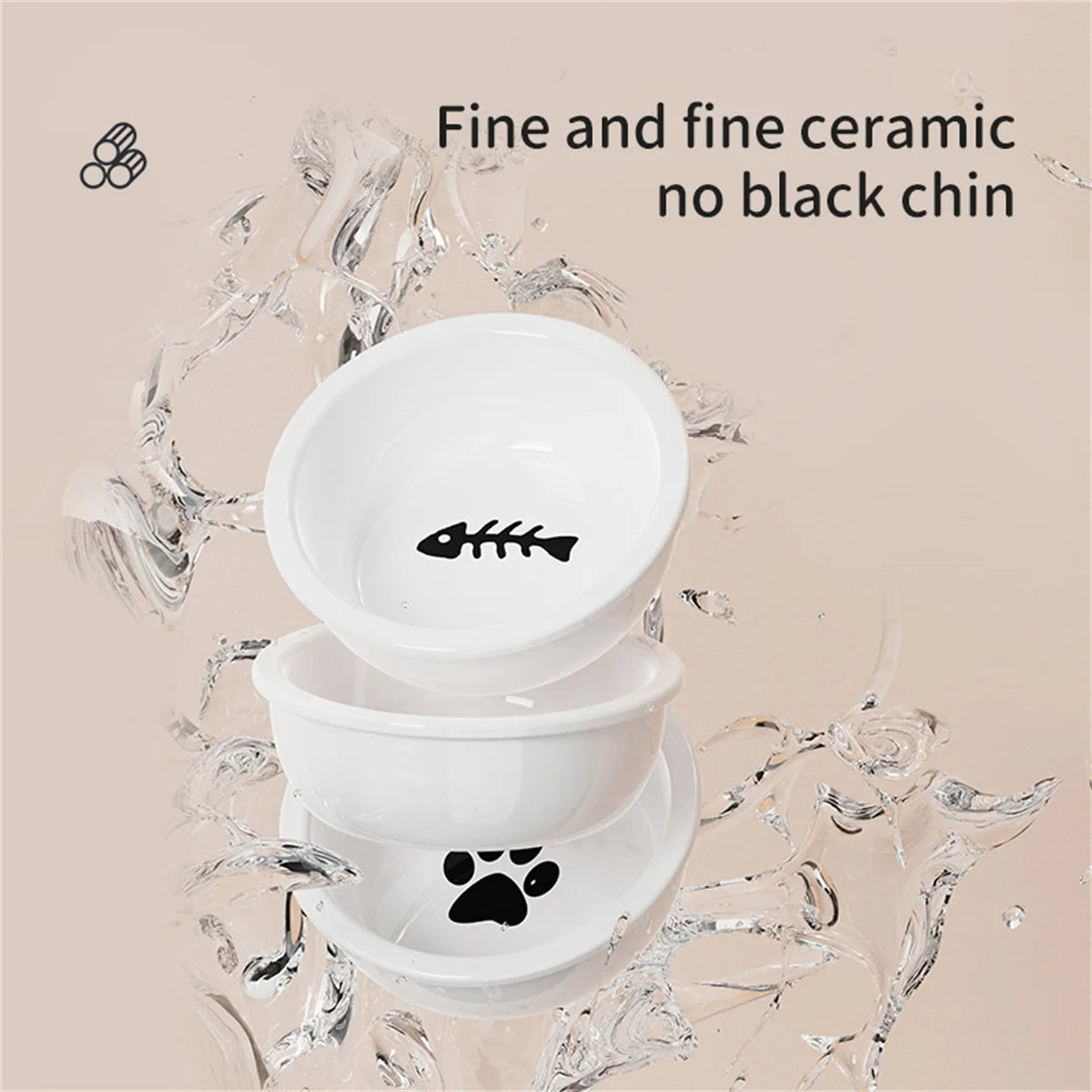 Pet double bowl feeder, adjustable height, cat and dog water dispenser