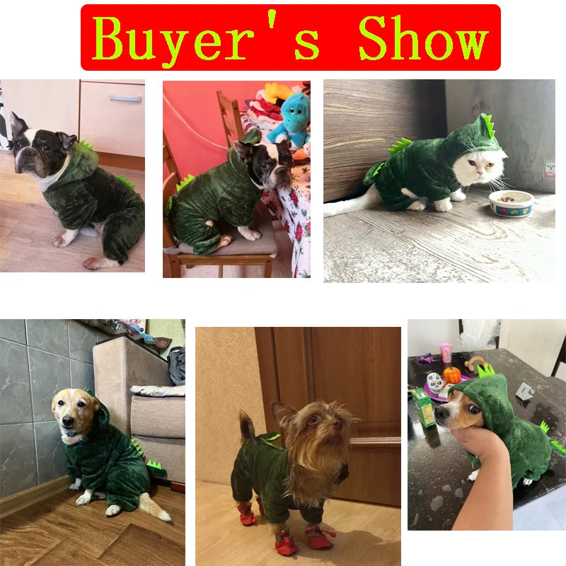 Soft Warm Fleece Dogs Jumpsuits/Hoodies Pet Clothing for Small Dogs or Cats