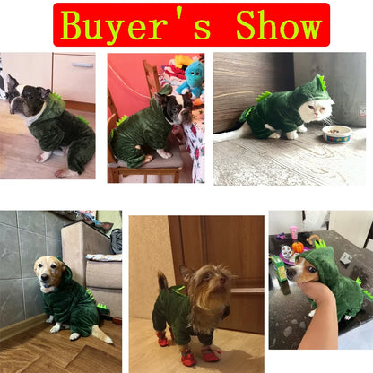 Soft Warm Fleece Dogs Jumpsuits/Hoodies Pet Clothing for Small Dogs or Cats